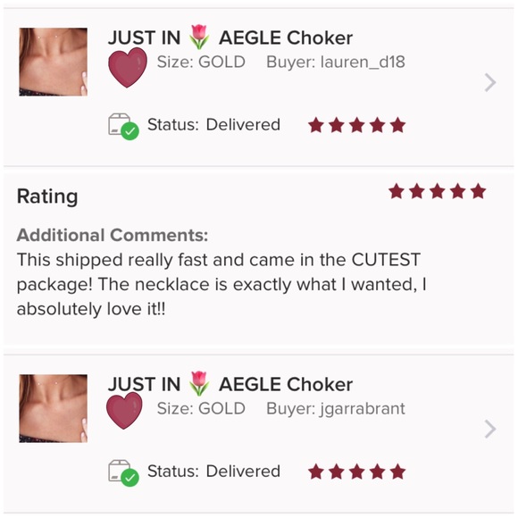 GOLD AEGLE ☆ Choker GIFT - Picture 3 of 5